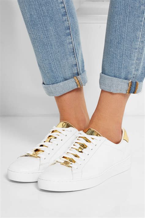 michael kors irving sneakers white|Michael kors irving lace up sneakers + FREE SHIPPING.